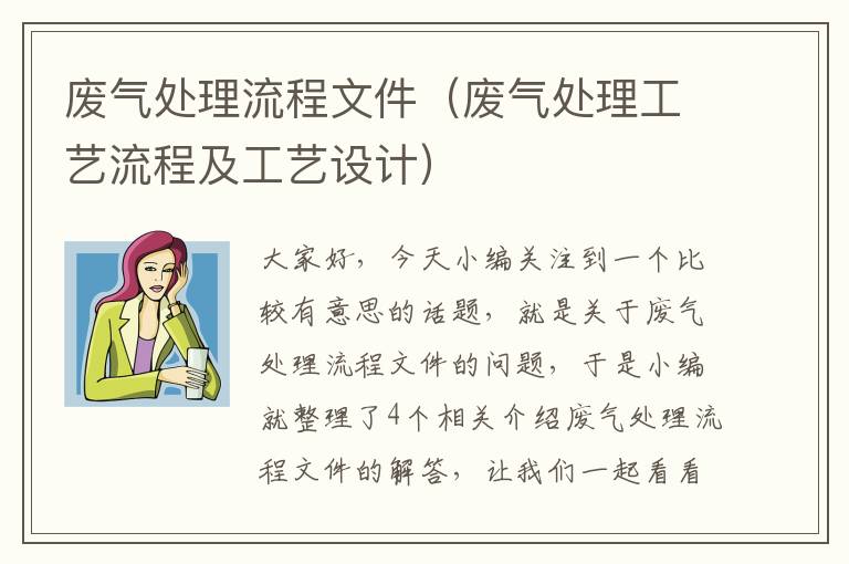 废气处理流程文件（废气处理工艺流程及工艺设计）